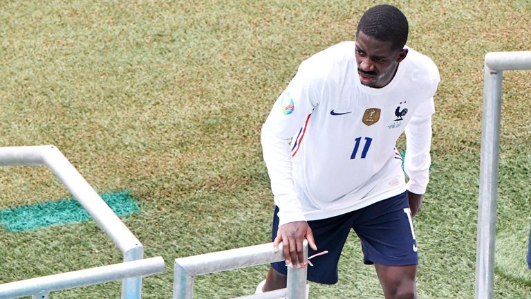 Barca-Star Ousmane Dembele hatte nur einen kurzen Auftritt bei der EURO 2020.