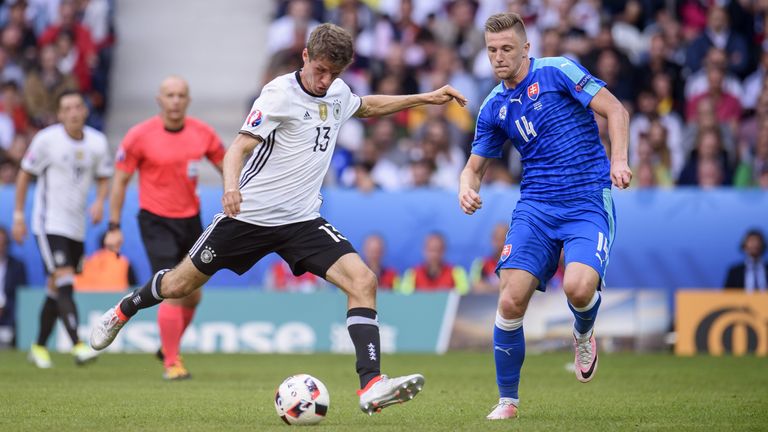 EM 2016: Im Achtelfinale siegte die DFB-Elf ohne Müller-Tor gegen die Slowakei - Endergebnis 3:0