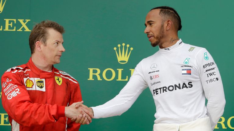 KLEINSTER GEWINNVORSPRUNG: 2018 kam es zu einem heißen Duell zwischen Lewis Hamilton und Kimi Räikkönen. Am Ende machte Hamilton das Rennen, mit einem knappen Vorsprung von lediglich 2,46 Sekunden. 