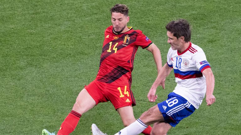 ABWEHR: Yuri Zhirkov (Russland, rechts) – 37 Jahre und 296 Tage alt bei der EM 2020 im Spiel gegen Belgien (12. Juni 2021).