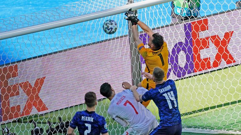 3. Spieltag: Slowakei - Spanien, 0:1 Martin Dubravka (30. Minute)