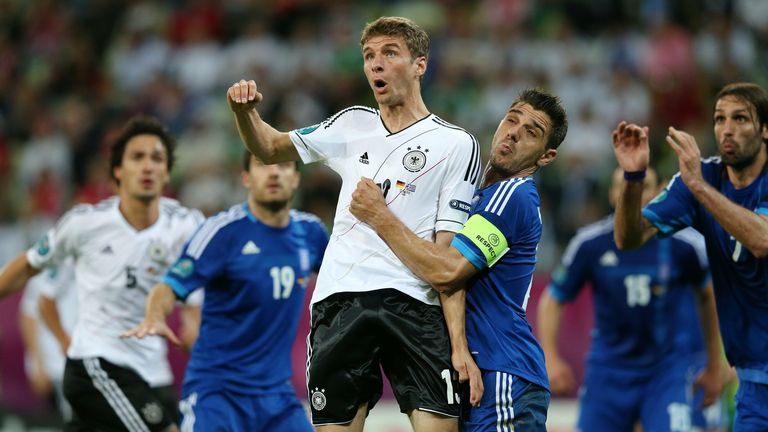 EM 2012: Im Viertelfinale gegen Griechenland wurde Müller erst in der 67. Minute eingewecghselt.