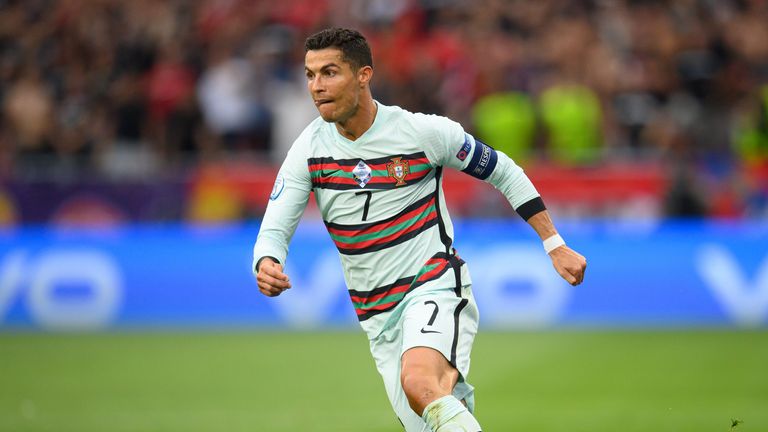 Platz 1: Cristiano Ronaldo (Portugal): 22 EM-Spiele