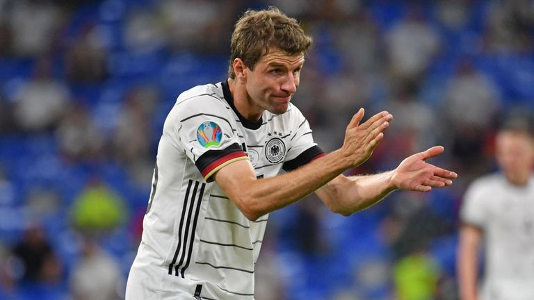 Thomas Müller und die deutsche Nationalmannschaft können optimistisch in das Duell gegen Portugal gehen. 