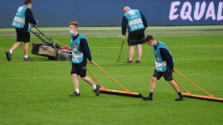 Die UEFA widerspricht dem DFB: Deutschland hätte sehr wohl in Wembley trainieren dürfen.