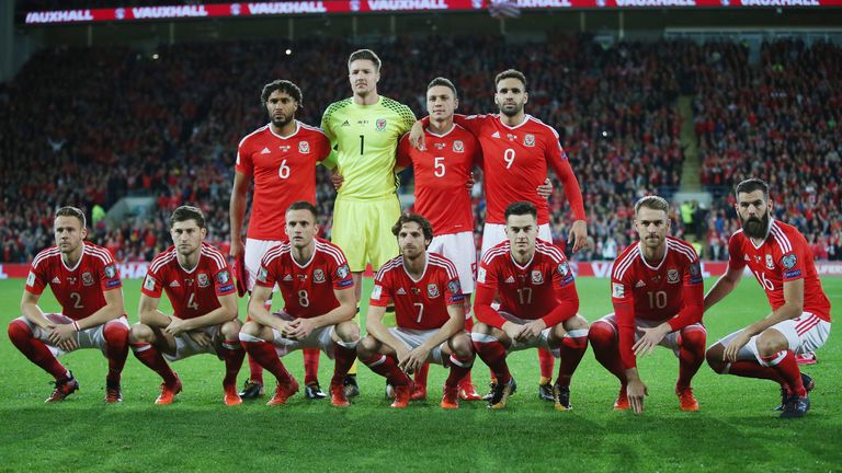Die verrückten Mannschaftsfotos von Wales