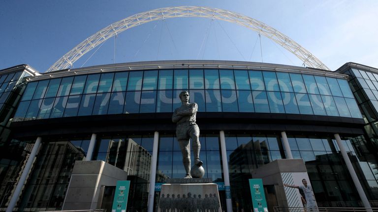 Das Finale der EURO 2020 findet im englischen Wembley Stadium statt.