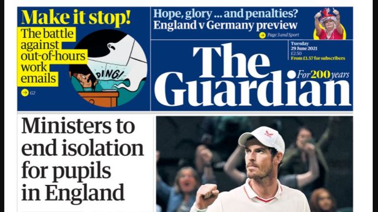 "Hoffnung, Ruhm... und Elfmeter?", fragt "The Guardian" vor dem geschichtsträchtigen Duell mit Deutschland und spricht wieder einmal eine spannende Entscheidung im Elfmeterschießen an.