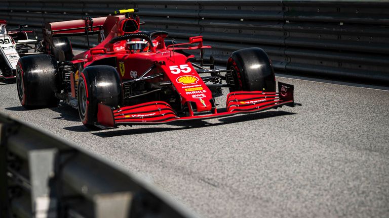 PLATZ 10: Ferrari (Carlos Sainz) - 2,64 Sekunden - 1 Punkt.
