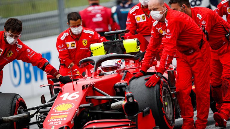 PLATZ 6: Ferrari (Charles Leclerc) - 2,36 Sekunden - 8 Punkte.