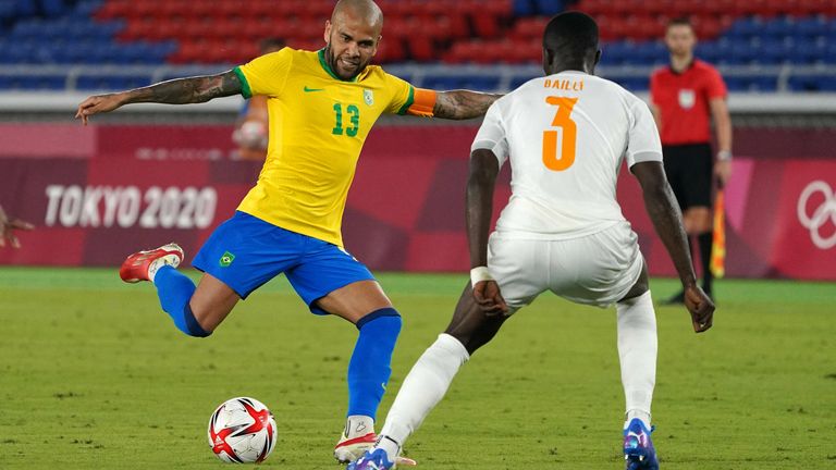 Fußball: Finale der Frauen am Samstag, 7. August um 13:30 Uhr. Starspieler Dani Alves will sich mit Brasilien Gold sichern.