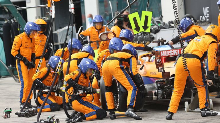 PLATZ 5: McLaren (Daniel Ricciardo) - 2,33 Sekunden - 10 Punkte.