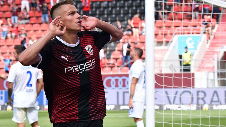 Filip Bilbija traf zum 1:0 für den FC Ingolstadt.