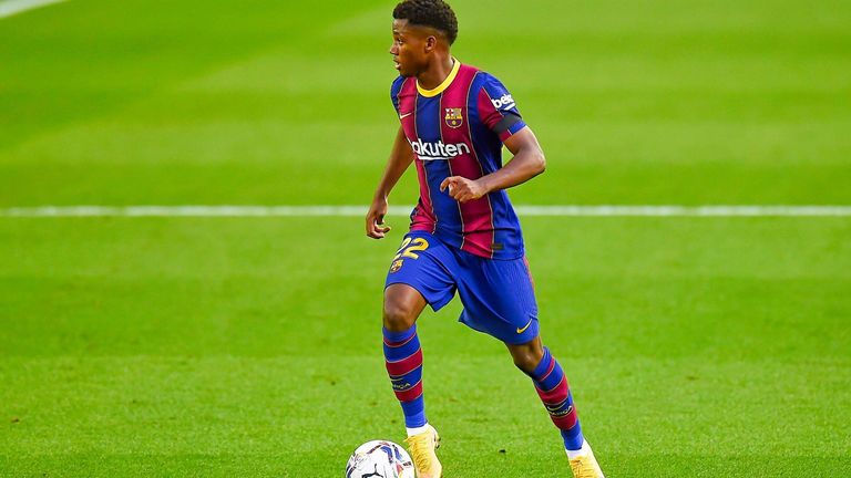 Ansu Fati vom FC Barcelona.