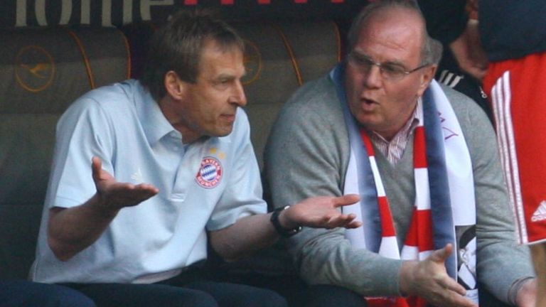 Uli Hoeneß äußert sich zu Jürgen Klinsmanns Interview und seinem Rauswurf.