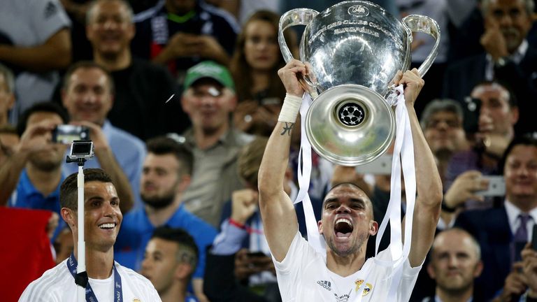 Pepe gewann mit Real Madrid die Champions League 2016.