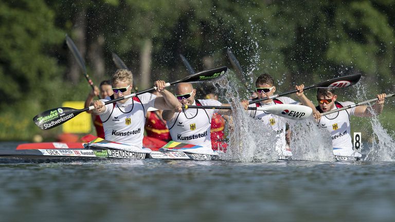 Kanurennsport - Kajak Vierer: Finale der Männer am Samstag, 7. August um 05:19 Uhr. Die Deutschen zählen zu den Topfavoriten.