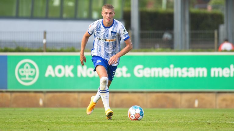 Luca Netz spielt seit der Jugend für Hertha BSC.