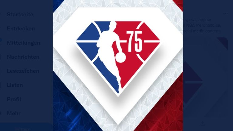 Das Jubiläums-Logo der NBA. (Quelle: https://twitter.com/NBA)