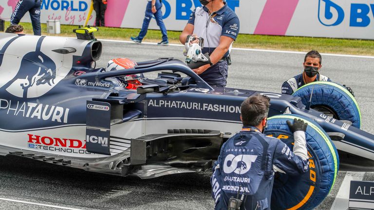 PLATZ 2: AlphaTauri (Pierre Gasly) - 2,21 Sekunden - 18 Punkte.