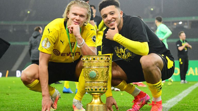 Borussia Dortmund News Erling Haaland Spricht Uber Den Abschied Von Jadon Sancho Fussball News Sky Sport