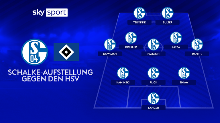So könnte Schalke gegen den HSV spielen.