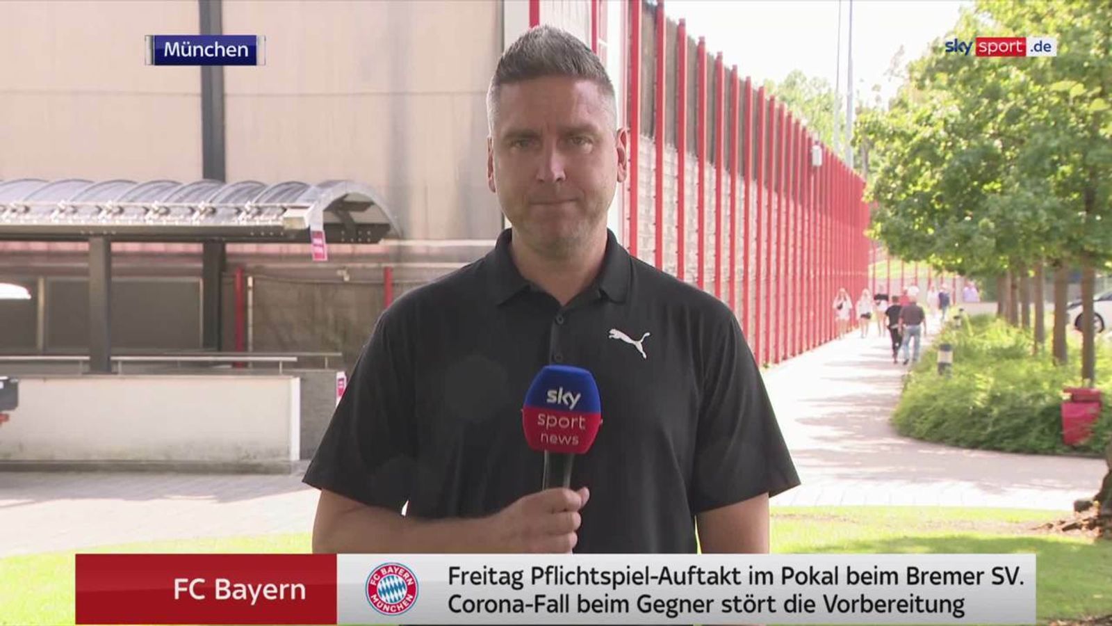 Fc Bayern Video Coronafall Beim Pokal Gegner Bremer Sv Fussball News Sky Sport