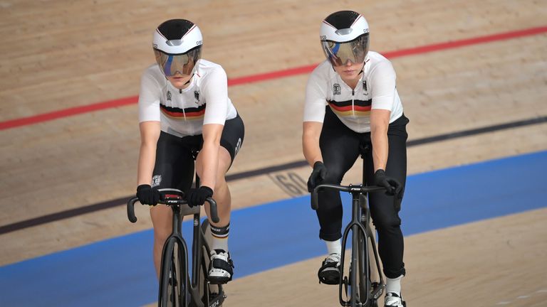 Olympia 2021 - Silber im Bahnrad-Teamsprint! Deutsches Duo ...