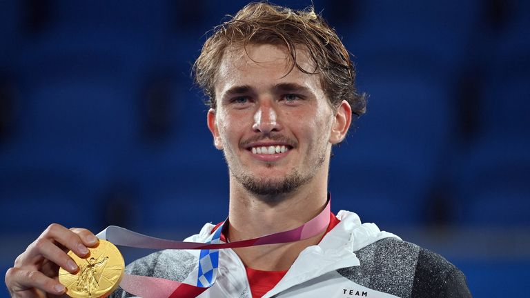  Alexander Zverev ist der erste Deutsche, der den Tennis-Einzelwettbewerb der Männer bei den Olympischen Sommerspielen gewinnen konnte. 