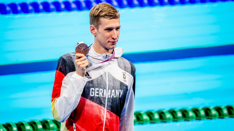 Florian Wellbrock holt die zweite deutsche Schwimm-Medaille bei den Olympischen spielen in Tokio.