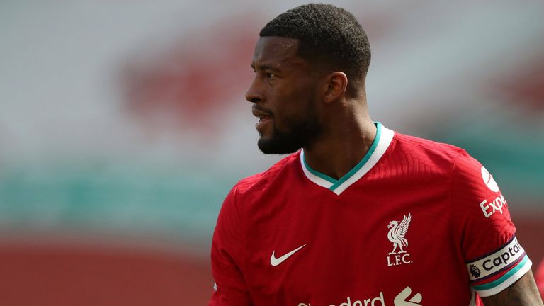 GEORGINIO WIJNALDUM: Wechselt ablösefrei vom FC Liverpool zu Paris Saint-Germain.