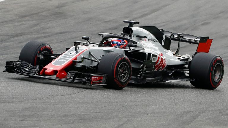 2018 Italien: Wegen eines irregulären Unterbodens wird Romain Grosjean in Monza ausgeschlossen.