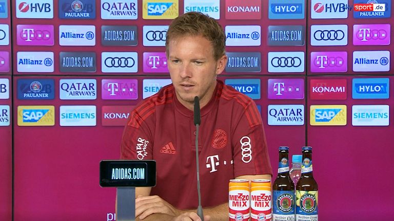 Sky zeigt ausgewählte Pressekonferenzen - u.a. mit Bayern-Trainer Julian Nagelsmann.
