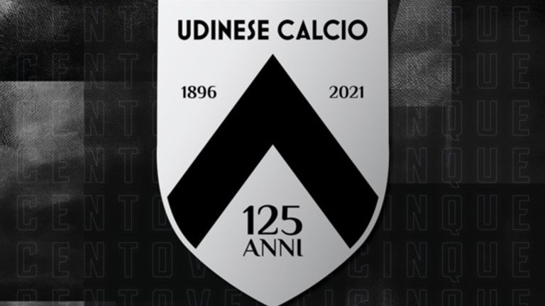Das Logo zum 125-jährigen Bestehen von Udinese Calcio. (Quelle: https://www.udinese.it/)