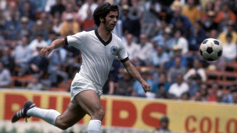 Zehn Mal traf die deutsche Nummer 13 bei der WM 1970 in Mexiko. Damit wurde er Torschützenkönig des Turniers.