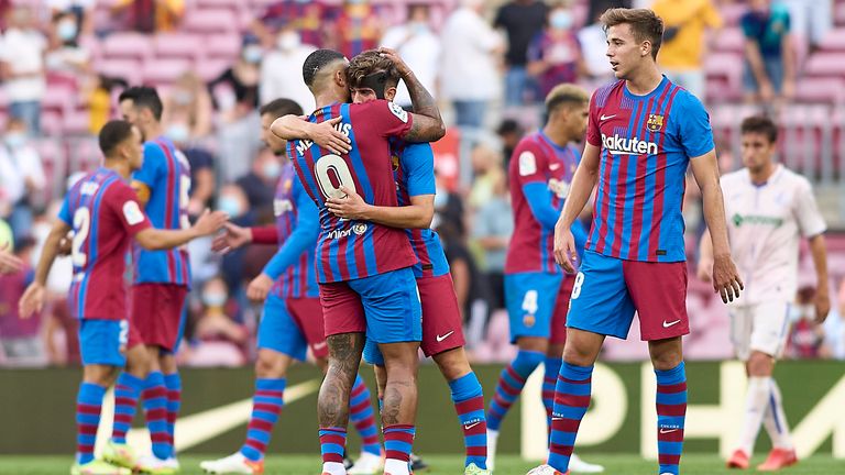 Platz 9: FC Barcelona - Gesamtablöse für den aktuellen Kader: 578 Millionen Euro – Teuerster Transfer: Phillipe Coutinho & Ousmane Dembele - kamen 2017/18 für 135 Mio. € von Liverpool bzw. BVB