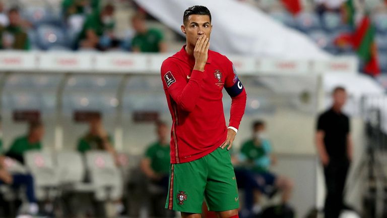Cristiano Ronaldo sorgte in allen Belangen für Aufsehen gegen Irland.