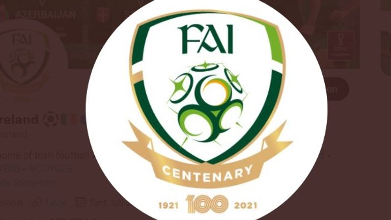 Das Jubiläums-Logo der FA Ireland. (Bildquelle: https://twitter.com/FAIreland)