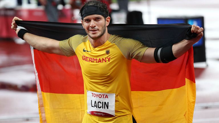 Ali Lacin sprintet zu Bronze.