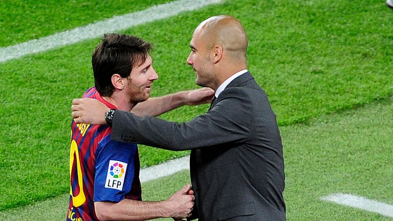 Lionel Messi und Pep Guardiola verbindet eine enorm erfolgreiche Zeit beim FC Barcelona.