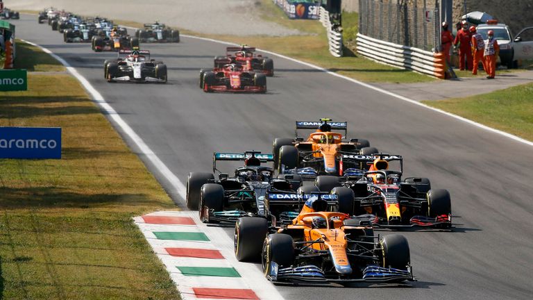Monza lieferte einen spannenden Kampf zwischen Red Bull, Mercedes und McLaren.