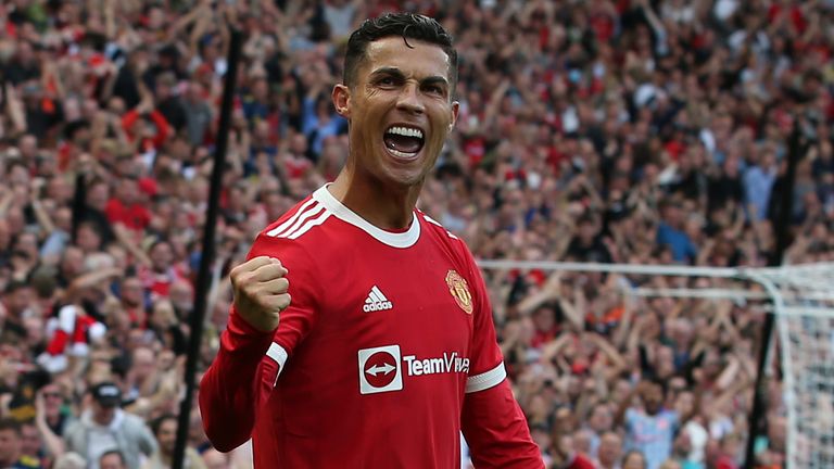 Cristiano Ronaldo feiert eine fulminante Rückkehr ins Old Trafford.