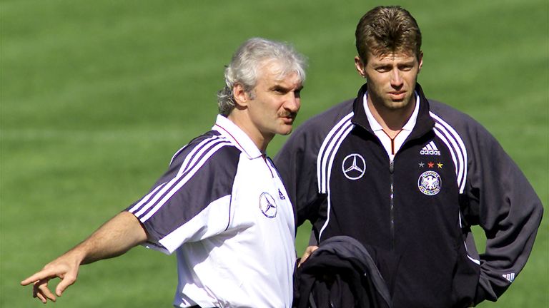 Rudi Völler: 16.08.2000, Deutschland - Spanien 4:1 in Hannover