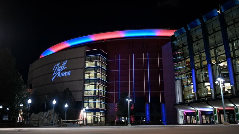 COLORADO AVALANCHE: Ball Arena, Denver. 18.007 Plätze, Baujahr 1999.