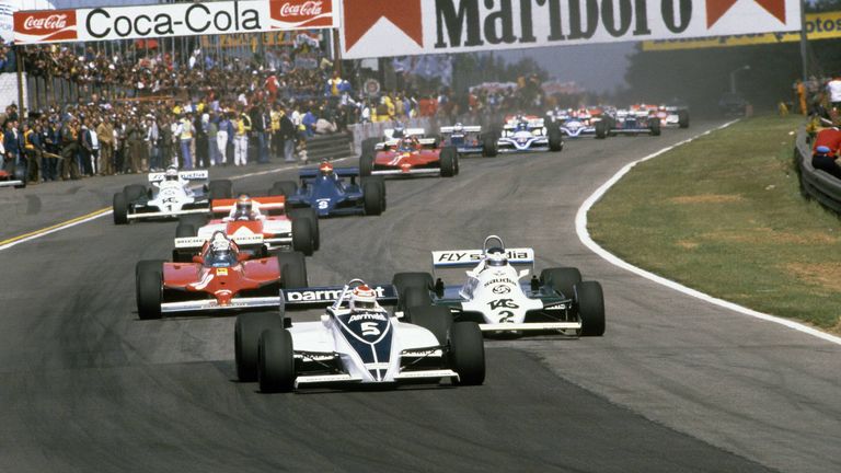 1981: Nelson Piquet (v., Brabham) 1 Punkt vor Carlos Reutemann (Williams)