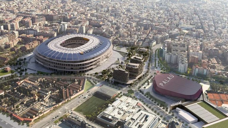 So soll das neue Camp Nou des FC Barcelona aussehen (Quelle: Homepage FC Barcelona)