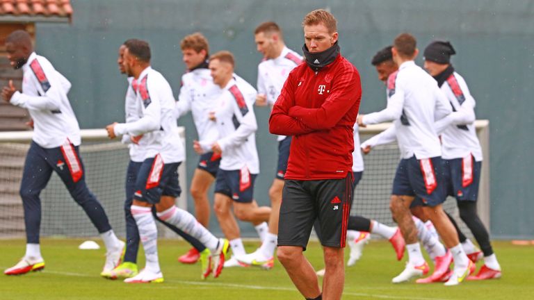 Bayern-Trainer Julian Nagelsmann wurde positiv auf das Coronavirus getestet.