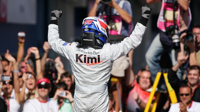 Kimi Räikkönen gewann 2005 im McLaren den ersten GP der Türkei.