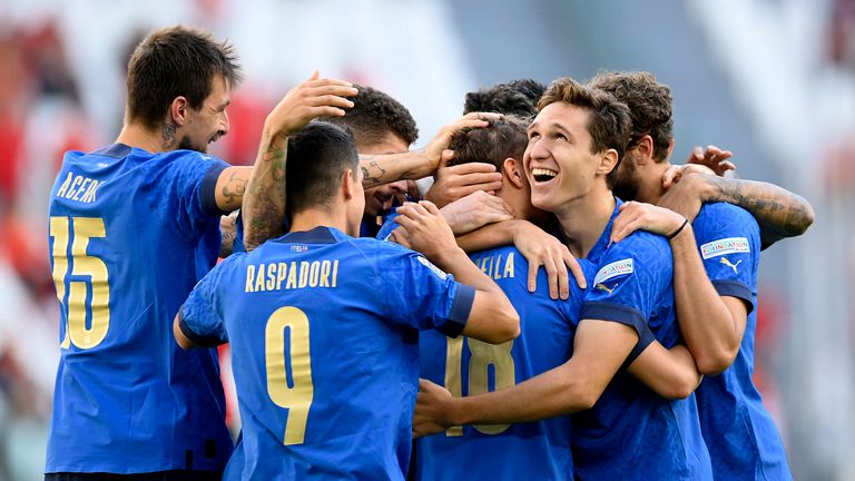 Im Kampf um Platz drei der Nations League macht Italien das Rennen: 2:0 gegen Belgien.