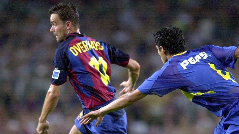 LINKSAUßEN: Marc Overmars (ehemals Ajax Amsterdam, FC Arsenal, FC Barcelona); Mit Ajax konnte der Niederländer 1995 die Champions League gewinnen.